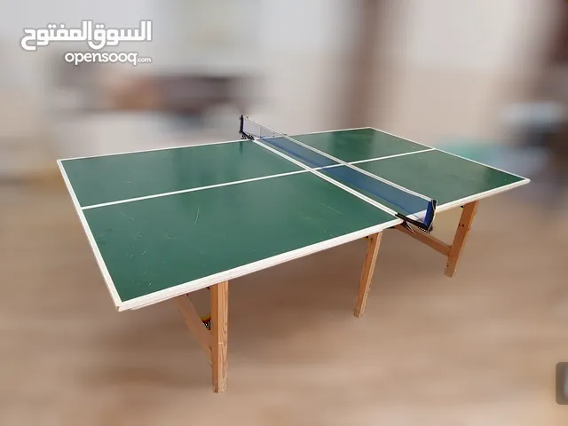 طاولة تنس (تنس طاوله) - صناعه محليه بنفس المواصفات العالميه مقاس 2.74×1.53