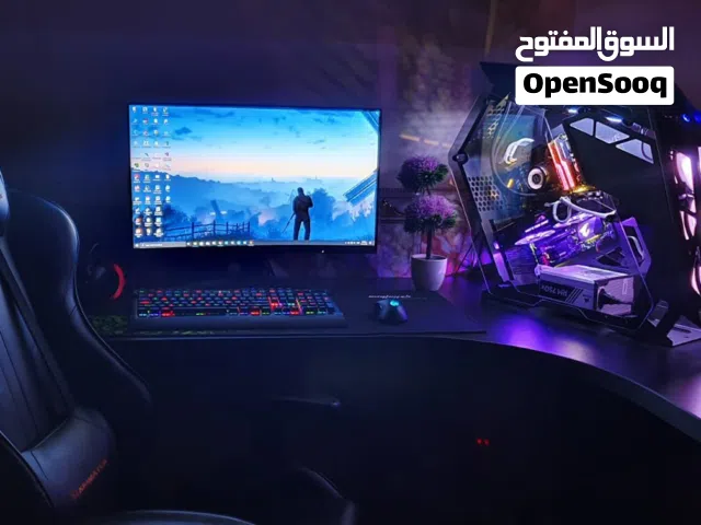 تجميعة بي سي و شاشه و اغراضها
