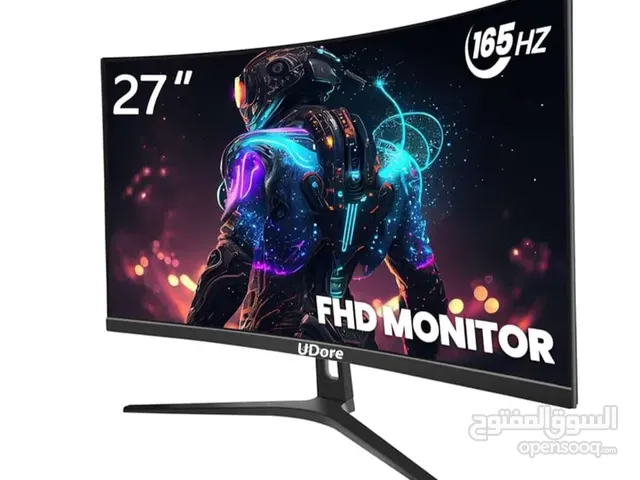 شاشه جيمنج منحنيه 27 انش 165 هرتز U DORE 27 INCH 1080P FULL HD 165HZ 2MS CURVED GAMING MONITOR