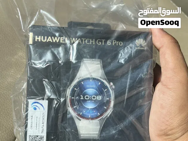 Huawei watch gt 6 pro ساعه هواوي جي تي 6 برو غير مستخدمه تيتانيوم