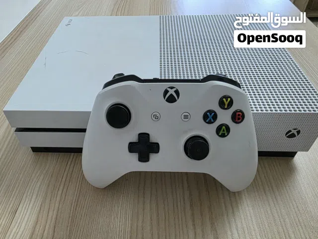 Xbox One S 500GB + 7 Games White Controller Clean Used Ready to Play