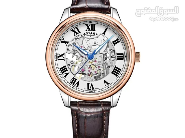 ساعة روتاري اتوماتيك  Rotary Skeleton Automatic  Swiss watch