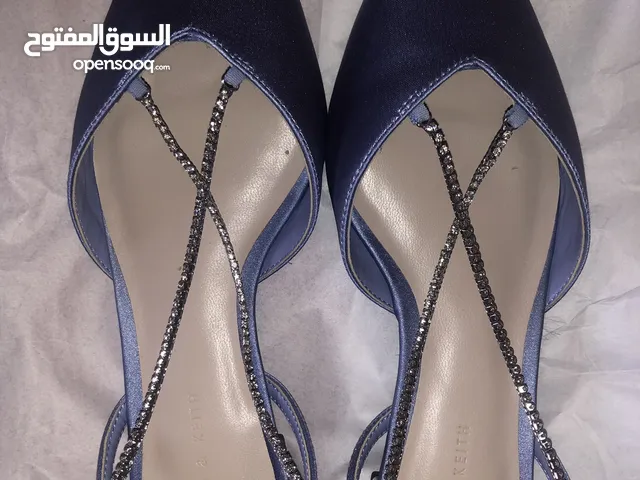 Charles & Keith Blue Flat