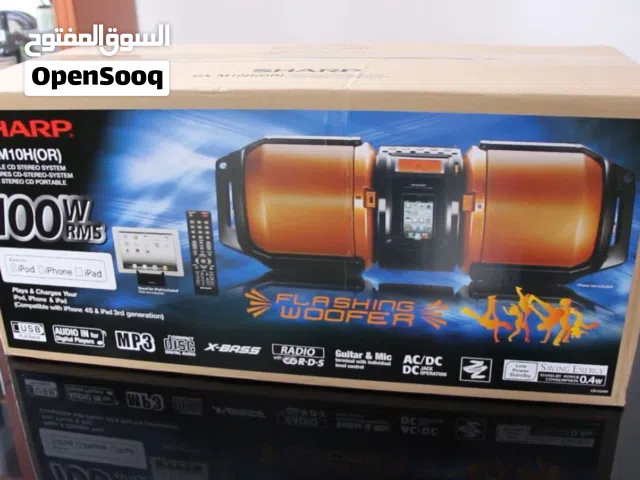 لقطة وعينك على النظافة سيستم رحلات Sharp BoomBox GX-M10 جديد كرتونة كامل