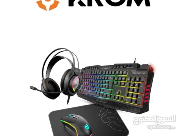 KROM KRITIC RGB Rainbow Gaming Kit