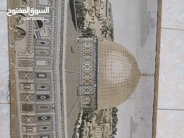 لوحة اثريه على شكل قبة الصخرة تتطريز