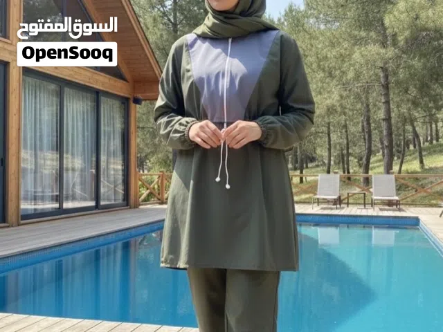 بوركيني للسباحة شرعي ضد المي ووتربروف 100%