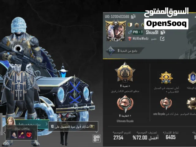 Pubg Accounts and Characters for Sale in Mila