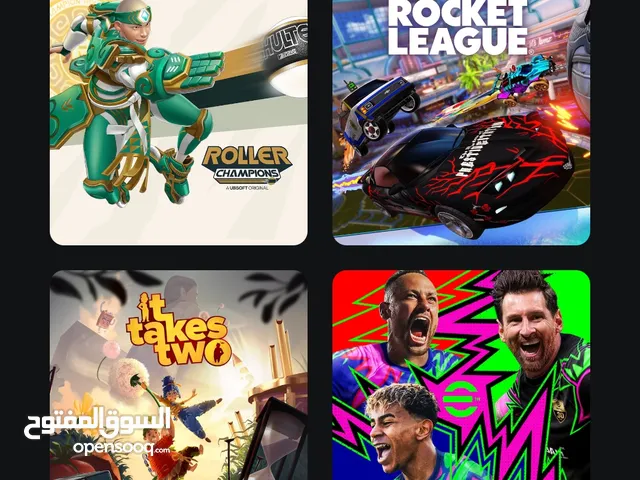 حساب بلي العاب البي فيفا25و23 و21 واسان كريد ميراج و فال هالة وكل اوف ديودي3اجزاء ولعبة ذا كرو