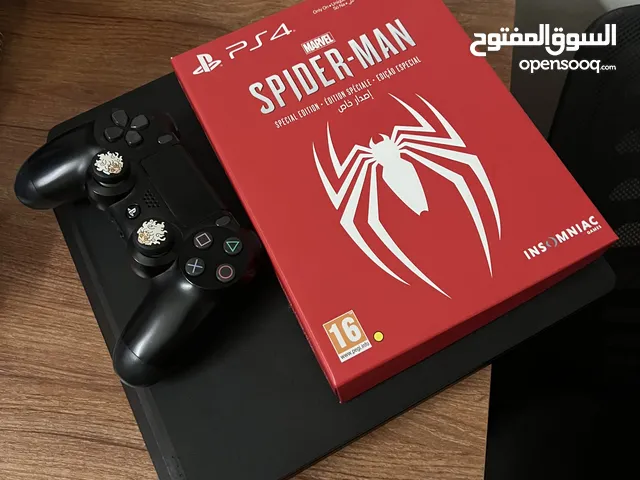 ps4 slim with spider man ps4 special edition