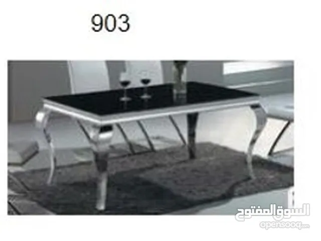 Brand New Black Glass Top Dining Table for Sale .
