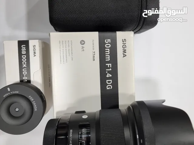 Sigma 50mm f1.4 for canon + usb  dock