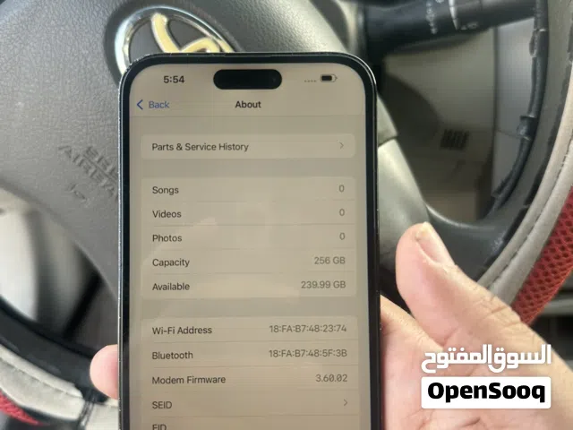 ايفون 14 بروماكس 256 جيجا مبدل بطاريه وشاشه  اللون الاسود  زيرو ضريبه مصر