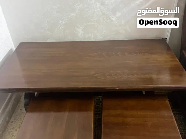طقم طاولت خشب زان من الكويت للبيع