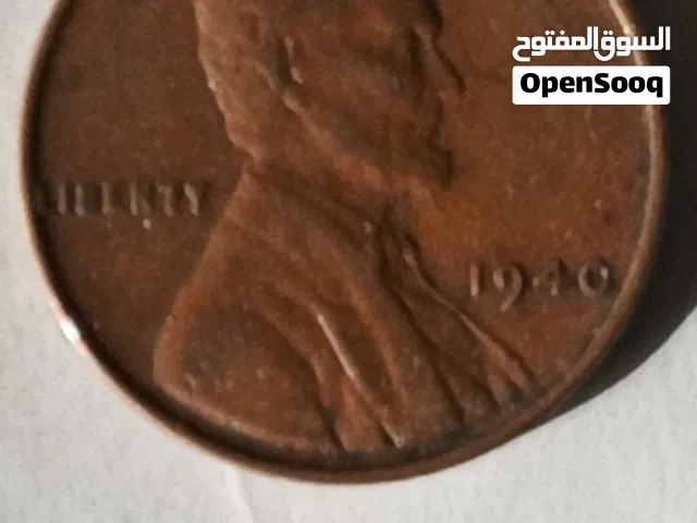 مجموعة سنتات أمريكية نادرة من تاريخ 1940 الى تاريخ 1943 من ضمنها سنت 1943 S