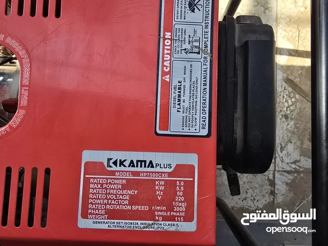 مولدة كاز شركة KAMA Plus استخدام قليل جدا