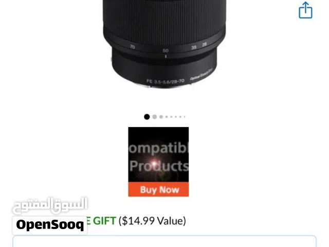 موجود مايك و عدسة نفس يلي بالصورة ما فيهم اشي بحالة الجديد للبيع بسعر اقل من السوق