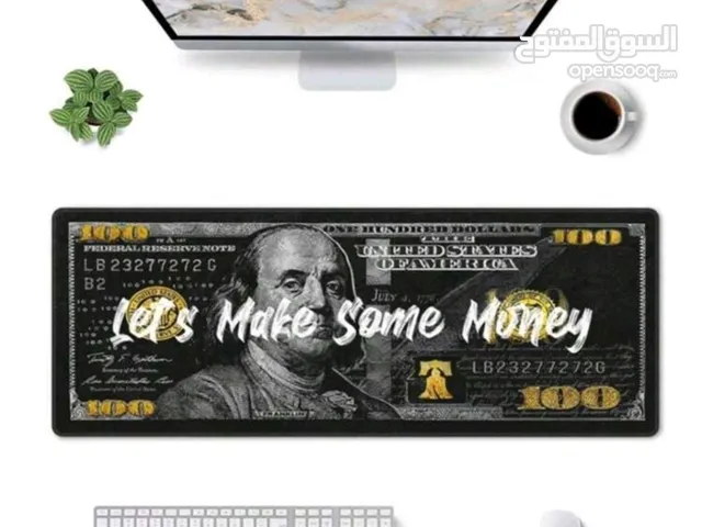 ماوس باد ديسك توب - تصميم فلوس الـ100 دولار "Let's Make Some Money"