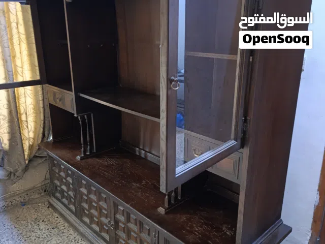 بوفية خشب جوزي غامق للبيع