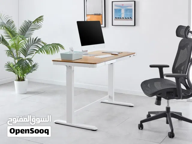 طاولة متحركه كهربائيه Ergolux Sorrento Electric Standing Desk with Drawer طاولة العاب ودراسه لابتوب.