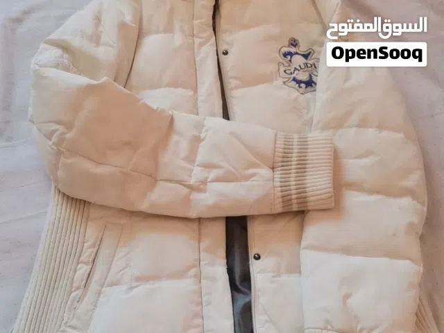 معطف شتوي ابيض