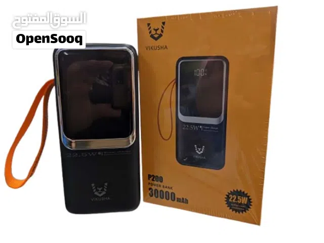 VIKUSHA P200 Power Bank 30000mAh Fast Charger 22.5W