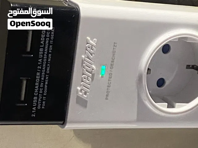 Energizer 2.1A Dual USB Wall Charger with Surge Protection - شاحن انيرجايزر ثنائي 20 واط / 10 واط