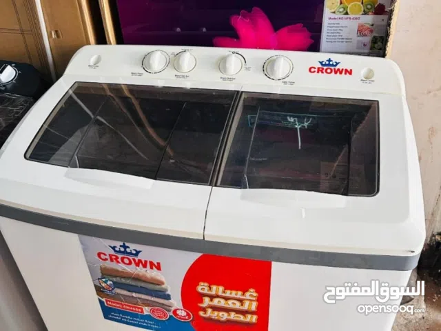 غسالات ملابس كراون حوض وحوضين 10 كيلو