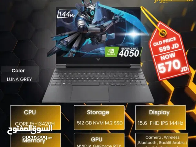 HP Victus 15 Gaming Laptop - 13th Gen Intel Core i5-13420H - GeForce RTX 4050 6GB - 15.6-inch FHD IP