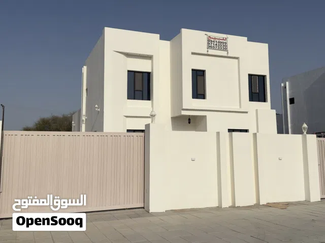 منزل جديد ( زاوية ) بولاية بركاء للبيع ، منطقة مزرع الحرث ، طابق ونصف