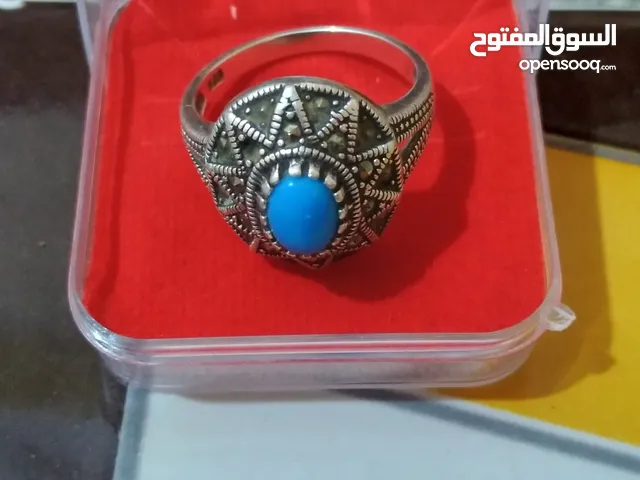 خاتم فضة تركي للبيع مامستخدم