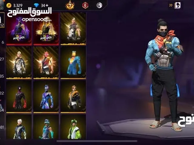 Free Fire Accounts and Characters for Sale in Northern Governorate