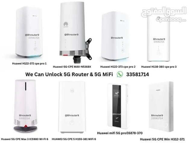 We Can Unlock  Huawei Zte Brovi Oppo  Any Kind of 5G Wifi Router