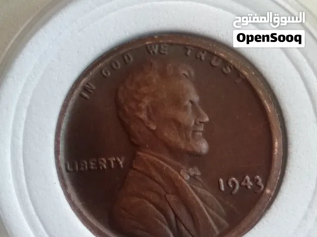 عملة سنت امريكي نحاس  للبيع