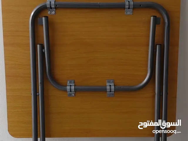 Bed with mattress, stroller, folding table, iron table,Bed with mat wall small cupboard, iron table