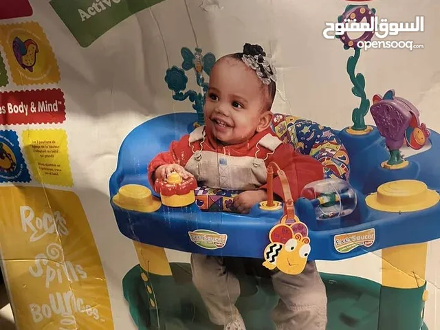 نطاطة اطفال من عمر 4 شهور مع موسيقى أحرف وأرقام صوت عالي بتتنزل وبترفع شغال بحالة الوكاله