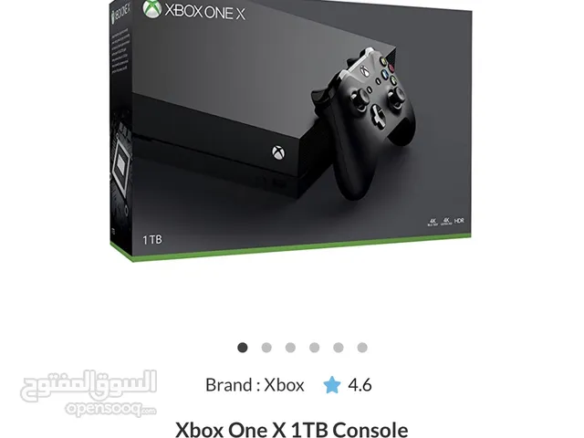 Xbox One X 1tb +3 controllers and many games(games and controllers are free with the console)
