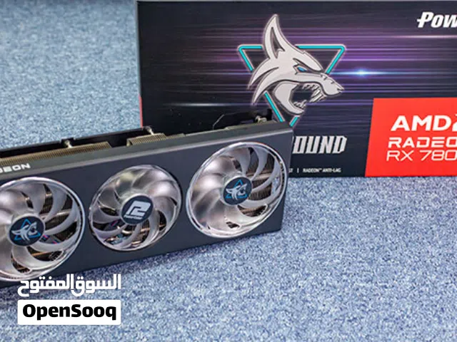 كرت شاشة RX 7800 XT 16GB فئة hellhound