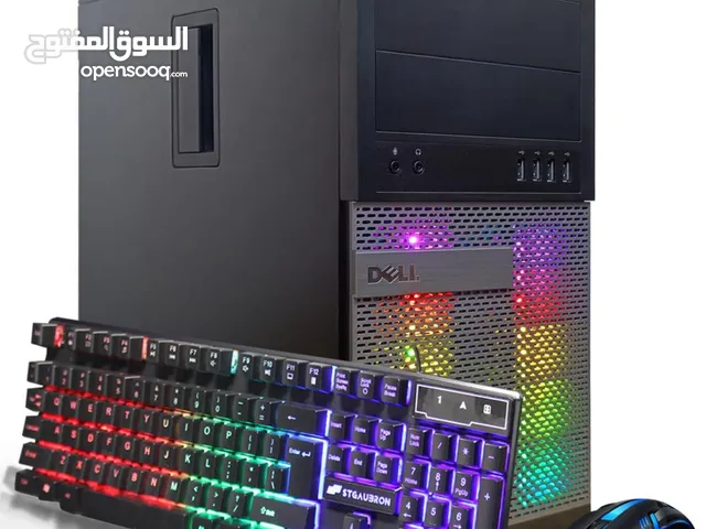 كمبيوتر مكتبي للألعاب Dell Optiplex - معالج Intel Core i7 وبطاقة رسومات NVIDIA GeForce GT 730 سعة 4