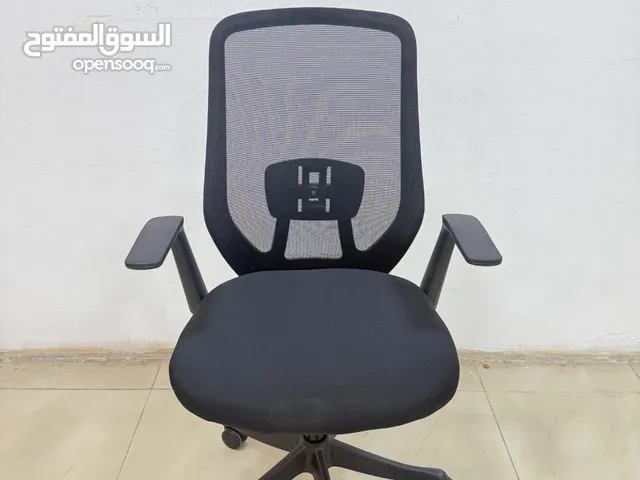 كرسي مكتب ظهر قصير, اسود , رصاصي