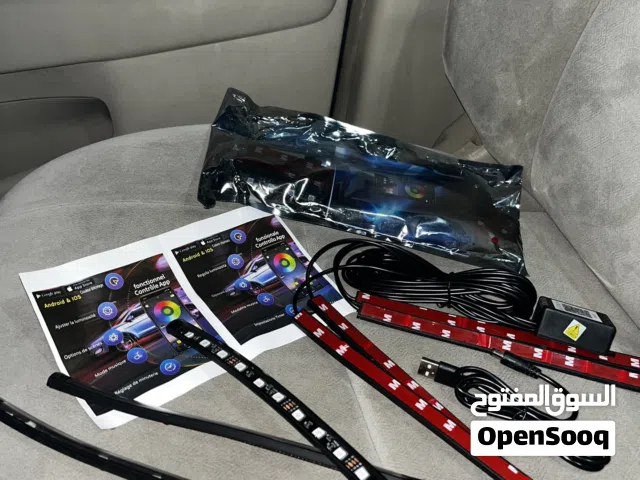 ليتات led لداخل السيارة ولخلف شاشات التلفزيون ( جديد )