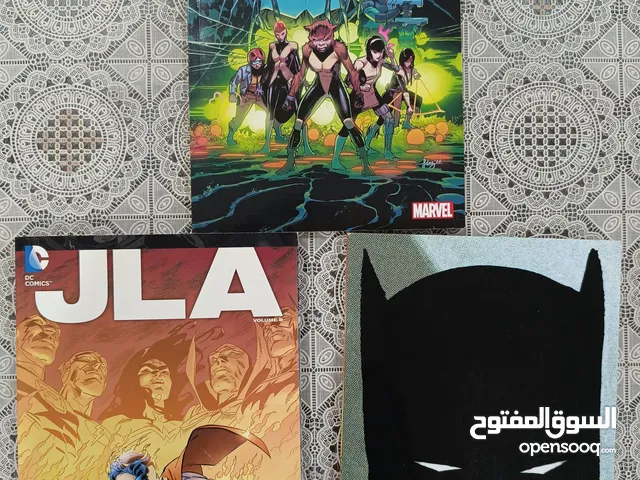 كتب كوميكس marvel و dc شبه جديده