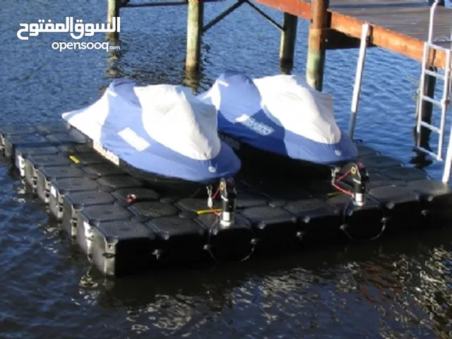 (مستعمل) موقف دراجات مائية عائم للبيع  Used Jet ski Floating Jetdock For Sale