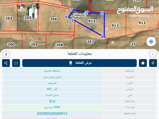 Farm Land for Sale in Amman Umm Al-Rasas