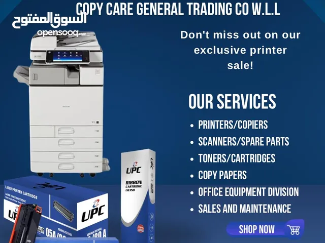 Toners copier machine sales and service available