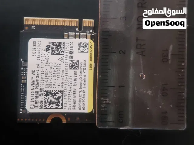 ذاكرة تخزين اس اس دي صغيرة حجم WD 512GB SSD Nvme mini size