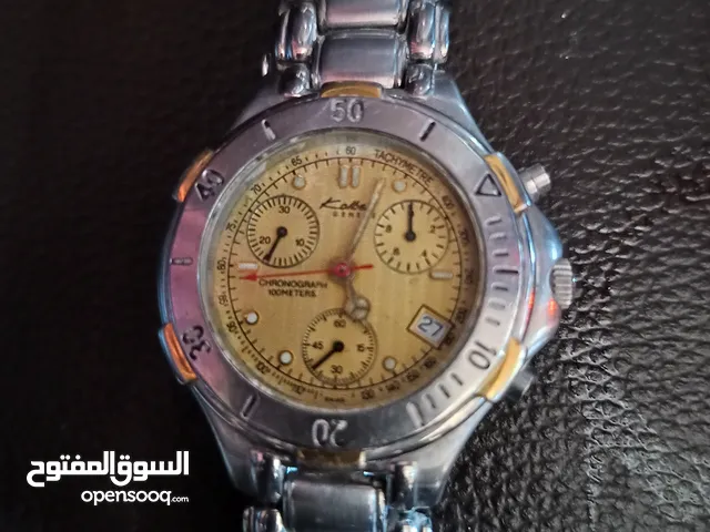 ساعه سويسري ستانلس ستيل KOLBER GENEVE اصلي قديمه مستعمل