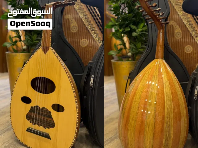عود علاء خليفه موديل عراقي جديد شامي الاصلي مع شنته جلد وريشه
