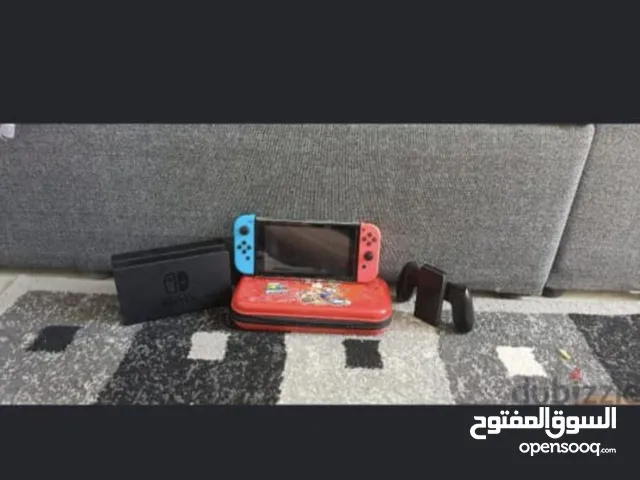 Nintendo switch مستعمل غير معدل مش اوليد يوجد عليه العاب كثيره