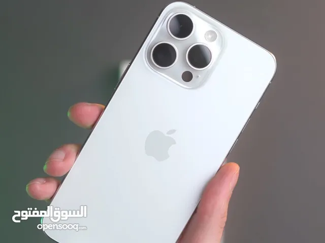 Iphone 15 pro max white titanium ايفون 15 برو ماكس ابيض تيتانيوم